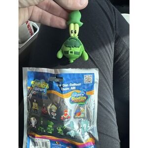 Monogram Search For SpongeBob SquarePants Movie Ghost Mr. Krabs Clip Keychain